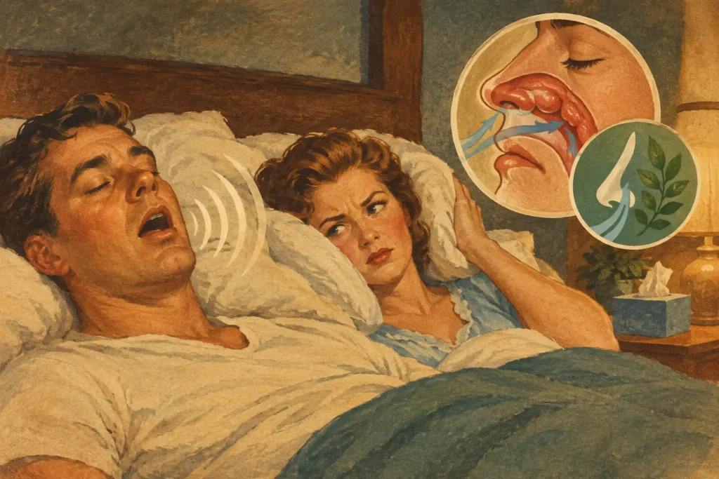 Snoring From Nasal Congestion: What Helps?